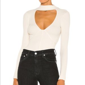 NEW! Revolve NBD cream knit top